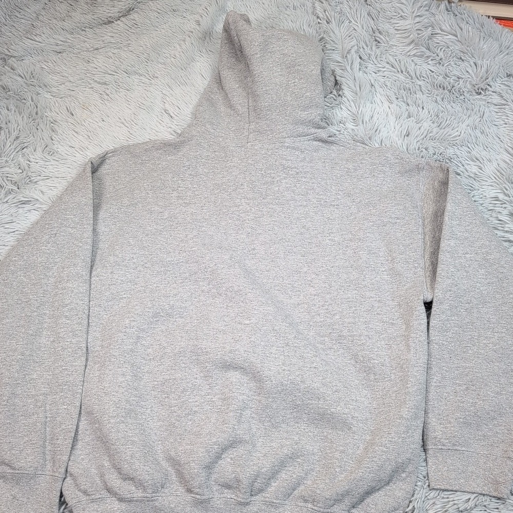 Kobe Bryant Lebron James Sweatshirt Mens L Gray Hoodie Pocket Street Wear - Picture 2 of 10